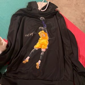 Kobe Bryant hoodie size large (is a dri fit texture)
